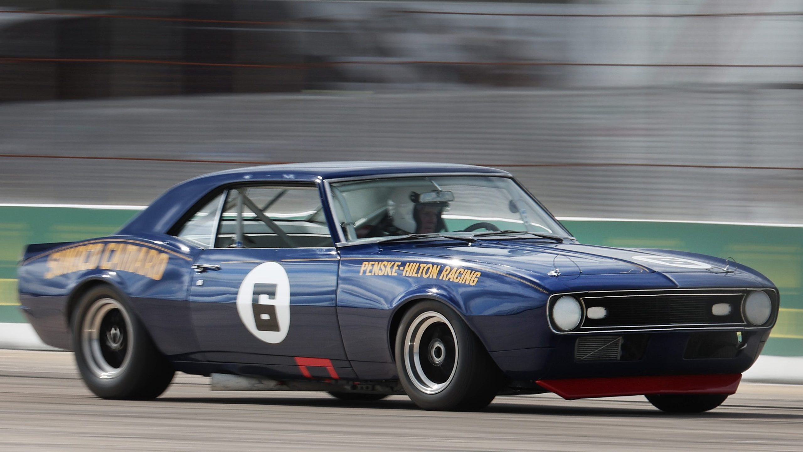 Penske Sunoco Camaro Race Car on Track