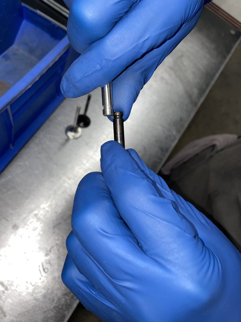 Comparing valve stem sizes side by side