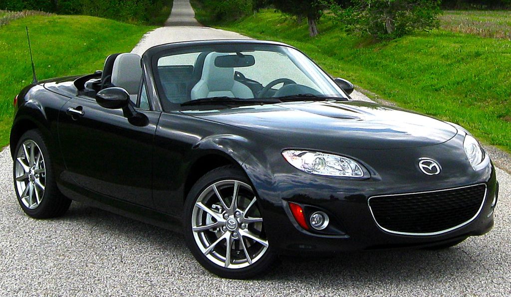 2011 mazda miata black convertible
