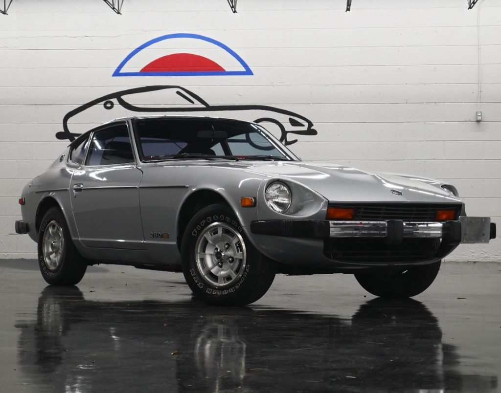restored silver Nissan 240Z