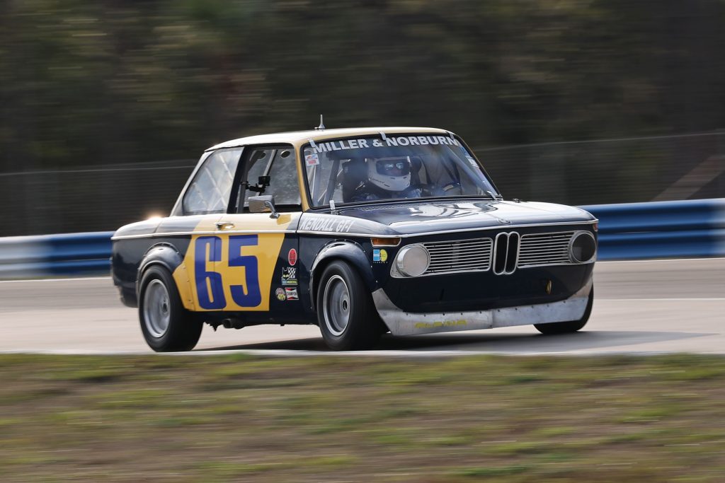 BMW 2002 Race Car entering corner