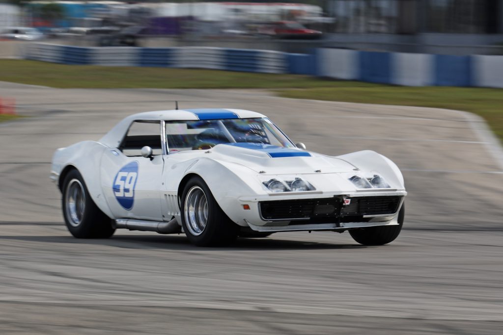 C3 Corvette Stingray Race Car on Track