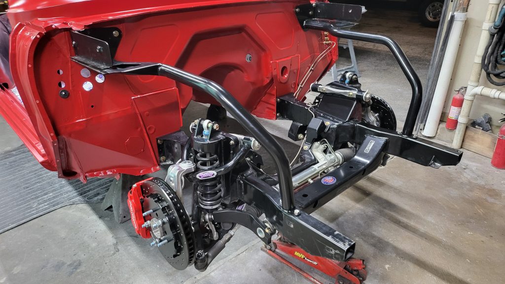 Detroit Speed front suspension on 1963 Chevy Nova