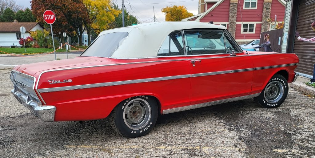 1963 Chevy Nova SS convertible barn find