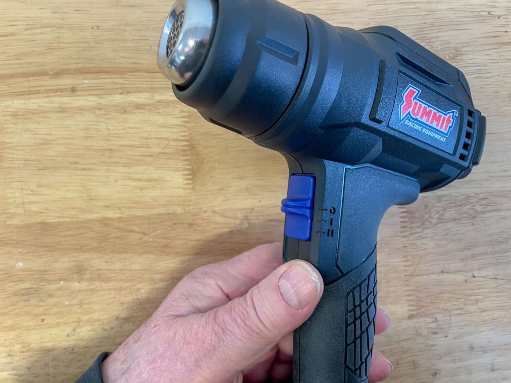 Summit Racing 20V heat gun fan speed setting control