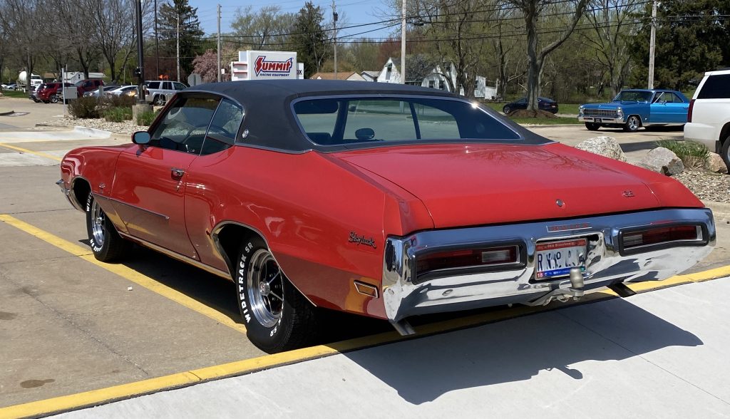 1972 Buick Skylark GS 455, driver's rear