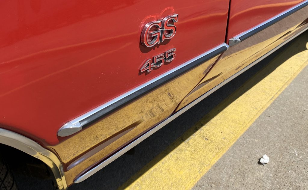 1972 Buick Skylark GS 455 fender emblem