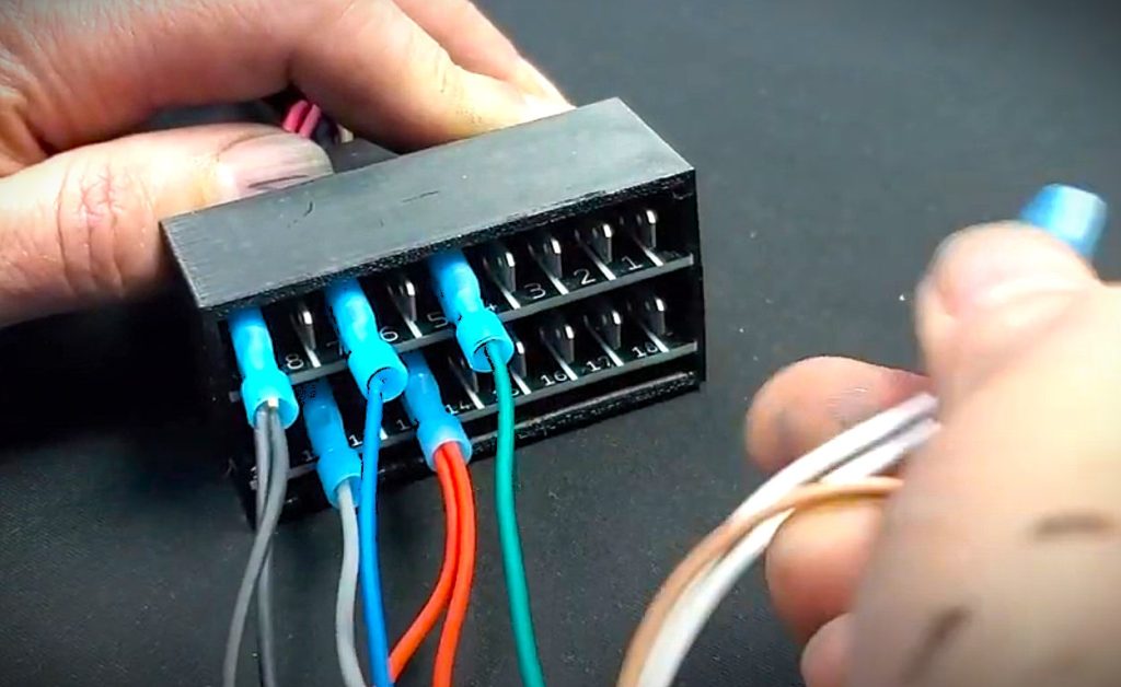 installing pins into an electrical connector 2