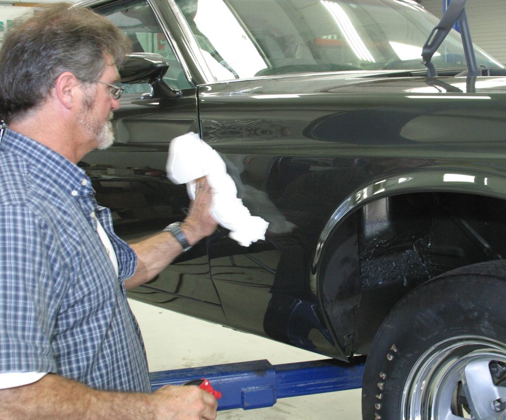 Cleaning paint on 1969 Shelby GT350