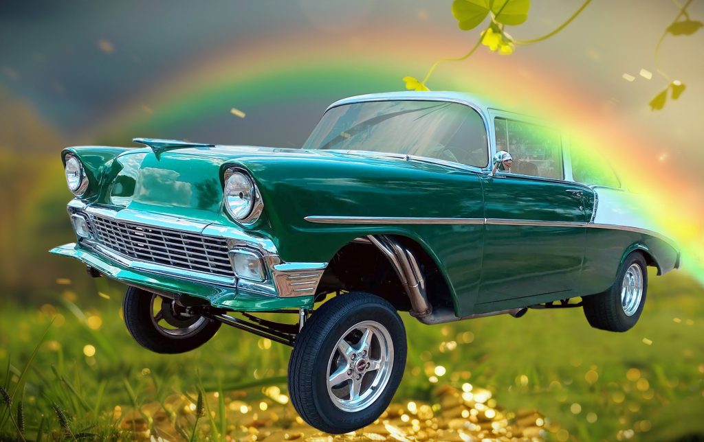 St Patrick's Day 1956 Chevy Gasser