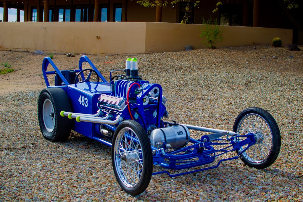 Pancho Gonzales Cadillac Dragster, right side