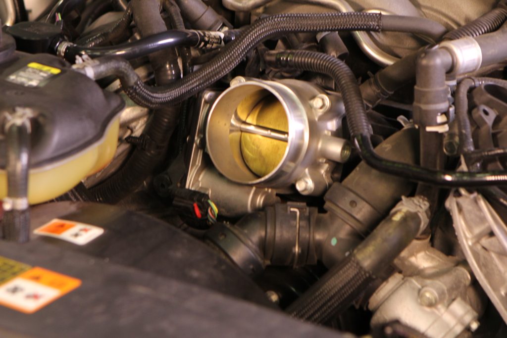throttle body on a Coyote 5.0L in a s197 mustang