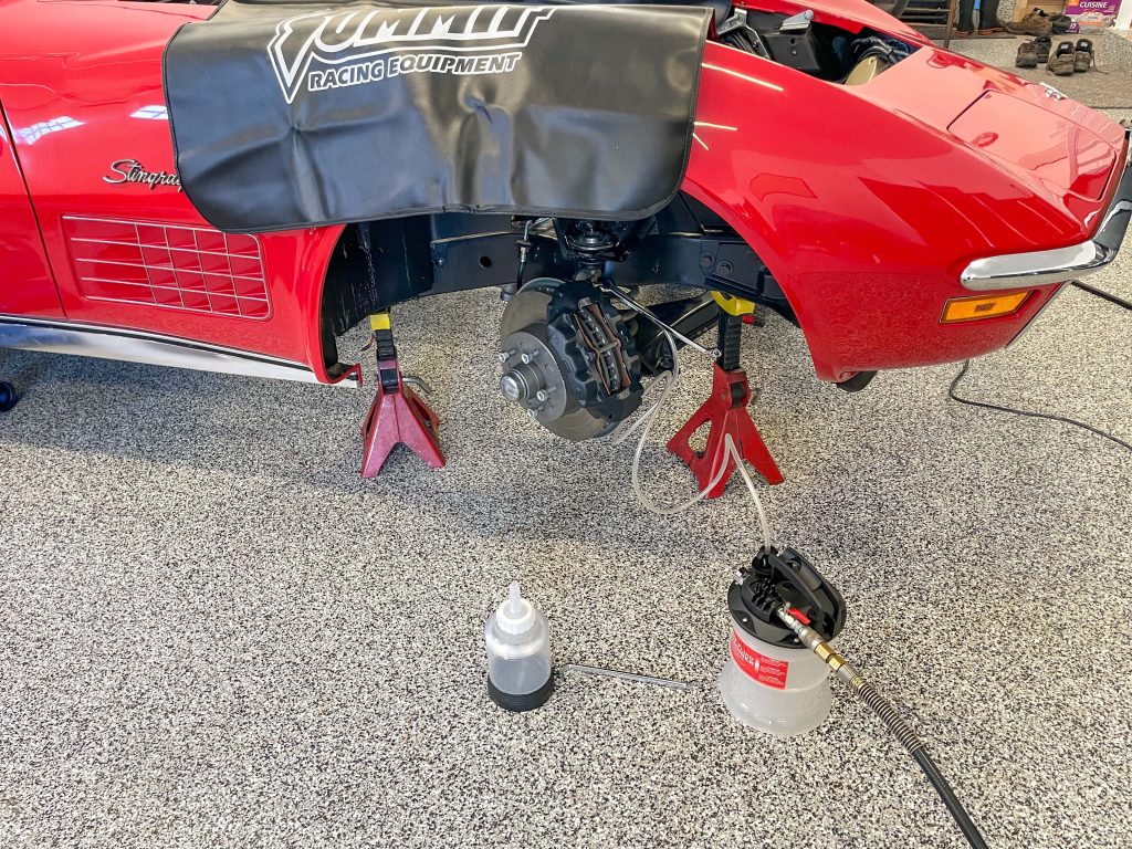 Bleeding brakes on Chevy Corvette
