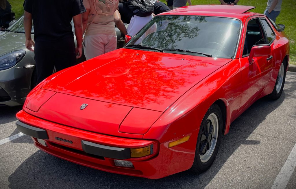 Red Porsche 944 Sports Car