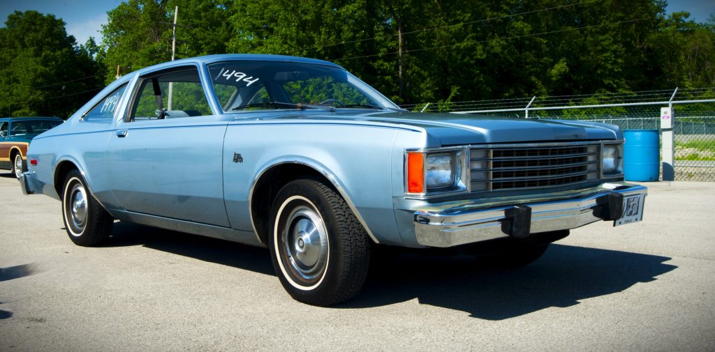 blue dodge aspen coupe